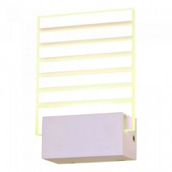 Бра с прямоугольной прозрачной пластиной SL580.101.01 LUOGO