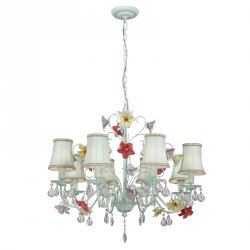Подвесная люстра с разноцветными цветами SL700.903.08 PRATO