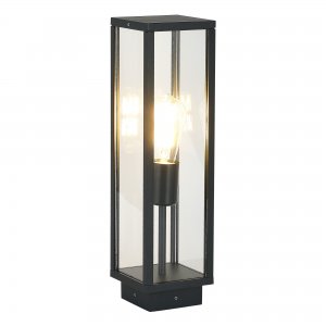 Уличный прямоугольный светильник столб 45см «GROSS»