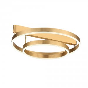 Люстра два кольца с пультом «Onze»