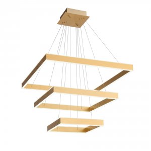 Светодиодная подвесная люстра квадраты «PIAZZA»