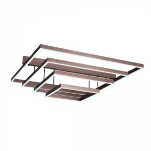 Люстра квадраты с пультом «PIAZZA»