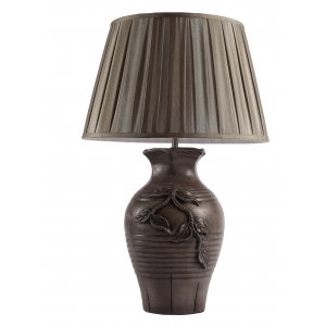 Керамическая настольная лампа коричневого цвета SL987.804.01 «Tabella»