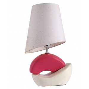 Бежево-розовая настольная лампа SL989.604.01 «Tabella»