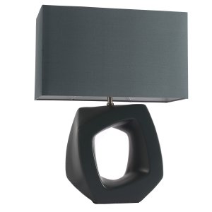 Керамическая настольная лампа чёрного цвета SL997.404.01 «Tabella»