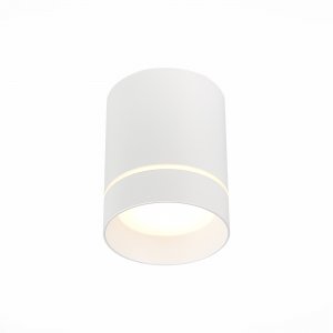 Белый накладной потолочный светильник цилиндр 12Вт 3000К