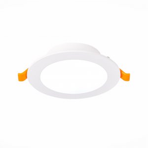 Белый встраиваемый светодиодный светильник 8Вт 3000К «Fasum»