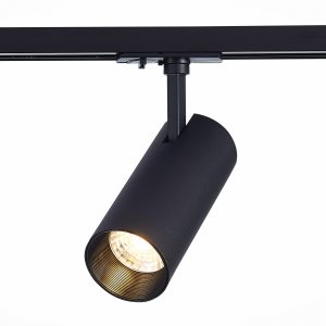 Чёрный однофазный трековый светильник 20Вт 3000К 36° «MONO»