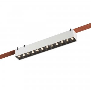 Белый линейный светильник для ременной трековой системы 12Вт 3000К 24градуса «Band»