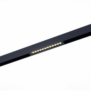 Чёрный линейный трековый светильник 22см 9Вт 3000К «Skyline 220»