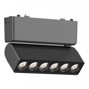 6Вт 3000К чёрный трековый светильник для плоского магнитного шинопровода «Skyflat»