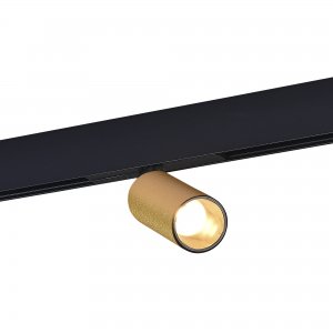 Магнитный трековый светильник 12Вт 4000К, чёрный/золотистый «Skyline 48»