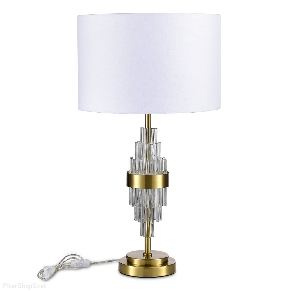 Настольная лампа, латунь/белый «Onzo» SL1002.304.01