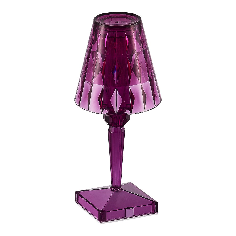 Фиолетовая декоративная настольная лампа 3Вт 3000/4000/6000К «SPARKLE» SL1010.704.01