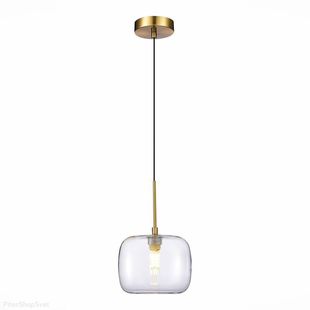 Подвесной светильник, латунь/прозрачный «Finn» SL1049.303.01