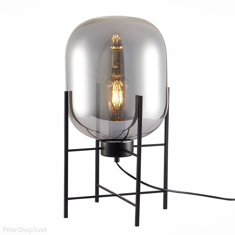 Настольная лампа с дымчатым плафоном «BURASCA» SL1050.704.01