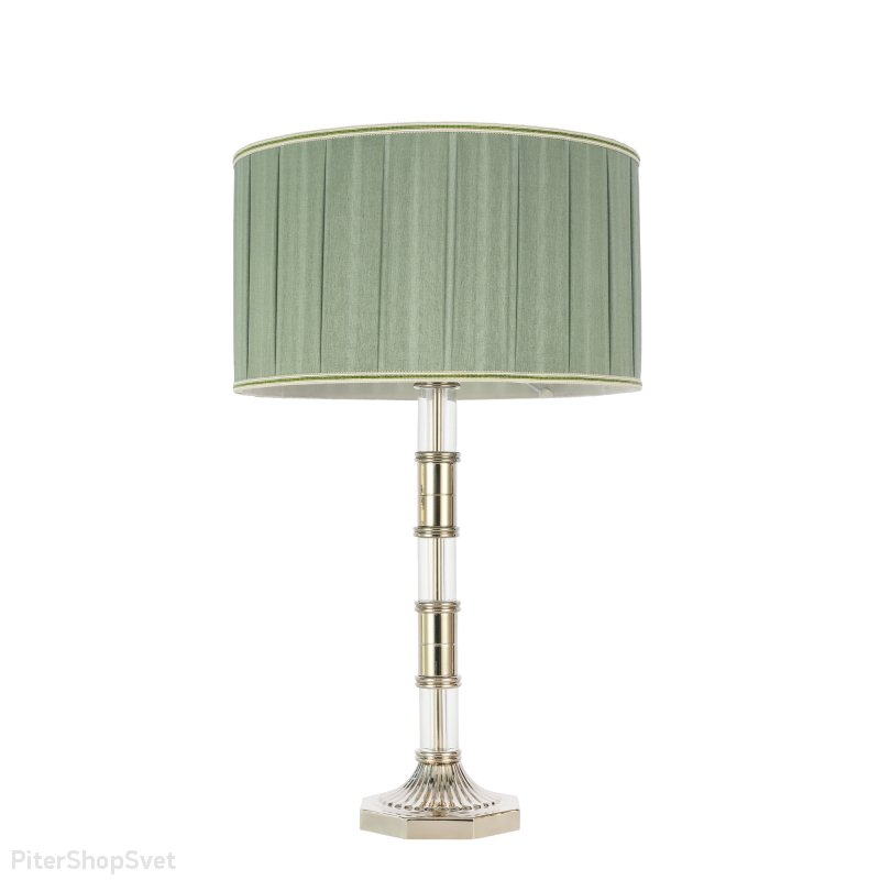 Настольная лампа с оливковым абажуром «OLEO» SL1121.104.01