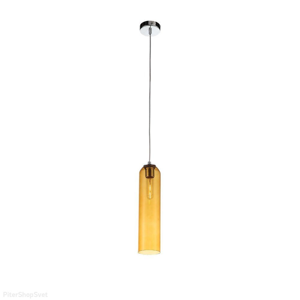 Подвесной светильник с янтарным плафоном «Callana» SL1145.193.01