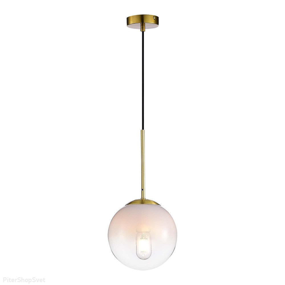 Подвесной светильник прозрачно-белый шар Ø20см «Cassius» SL1190.203.01
