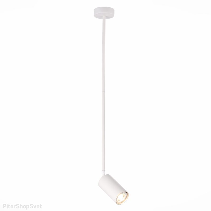 Белый накладной поворотный светильник на штанге «SORMANO» SL1206.503.01