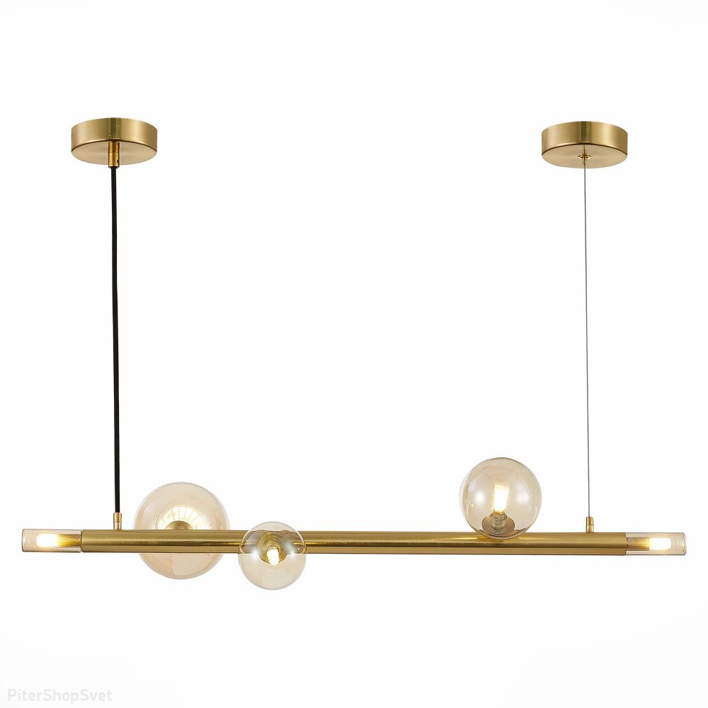 Длинный подвесной светильник с шарами «CIELO» SL1509.203.05