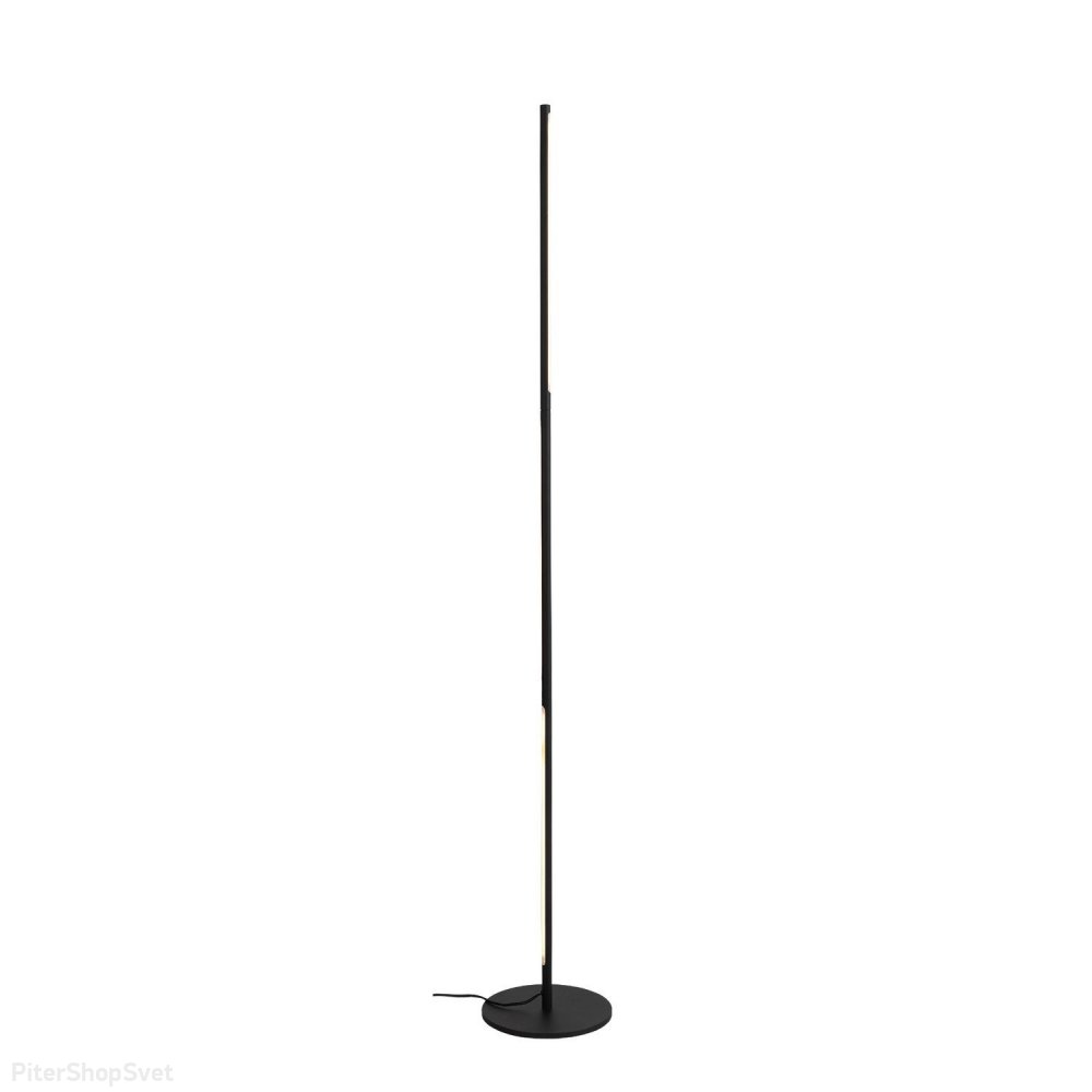 Чёрный светодиодный торшер палка из трёх частей «Ralio» SL1580.405.01