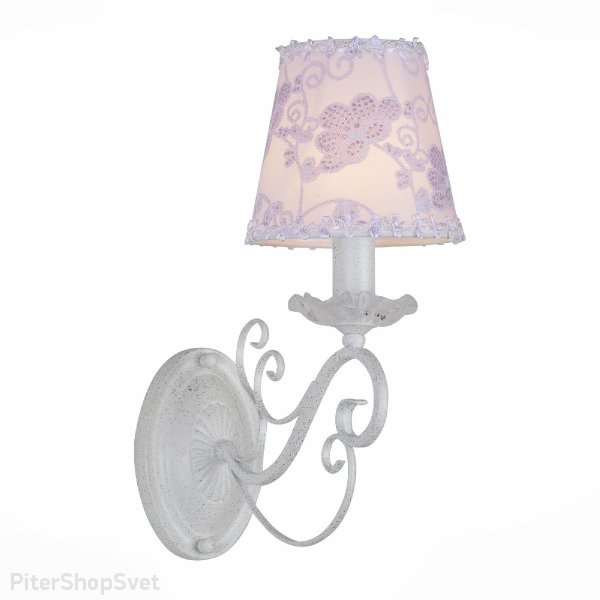Бра с сиреневым плафоном Incanto SL160.501.01