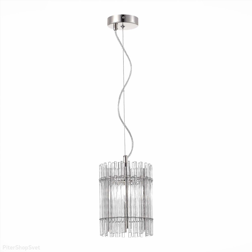 Подвесной светильник цилиндр из стеклянных палочек «Epica» SL1656.103.01