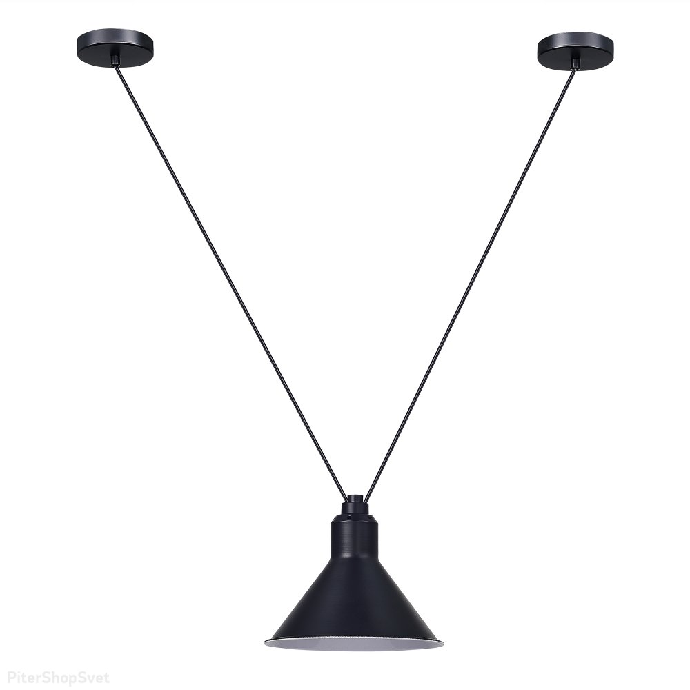 Чёрный подвесной светильник-паук «Svevo» SL1804.403.01