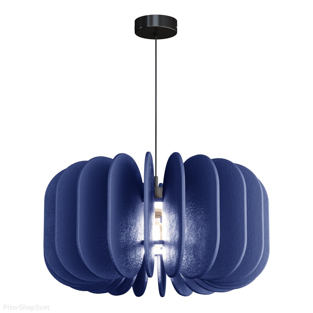 Синий фетровый подвесной светильник «Sentito» SL3004.403.01