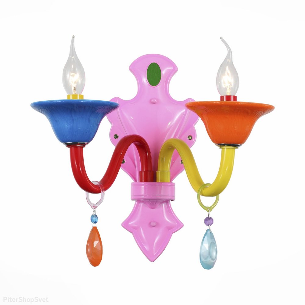 Разноцветное бра со свечами «Delizia» SL672.961.02