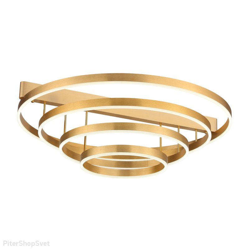 Светодиодная потолочная люстра кольца 1м «Onze» SL944.202.04