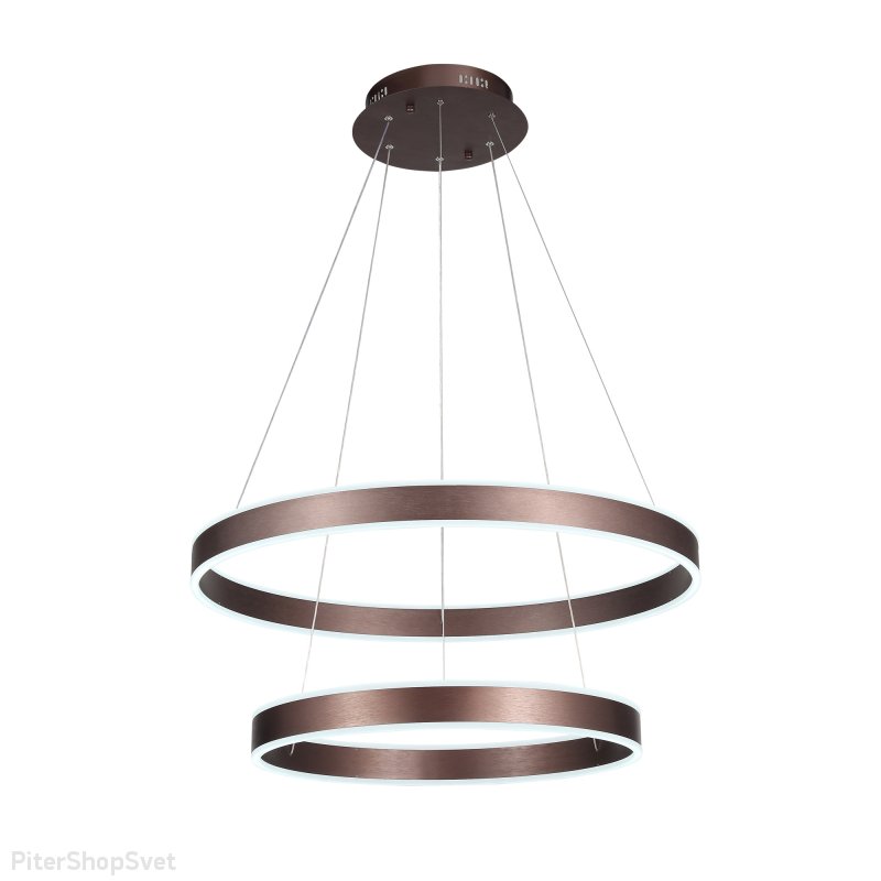 Подвесная люстра два кольца с пультом «ONZE» SL944.403.02