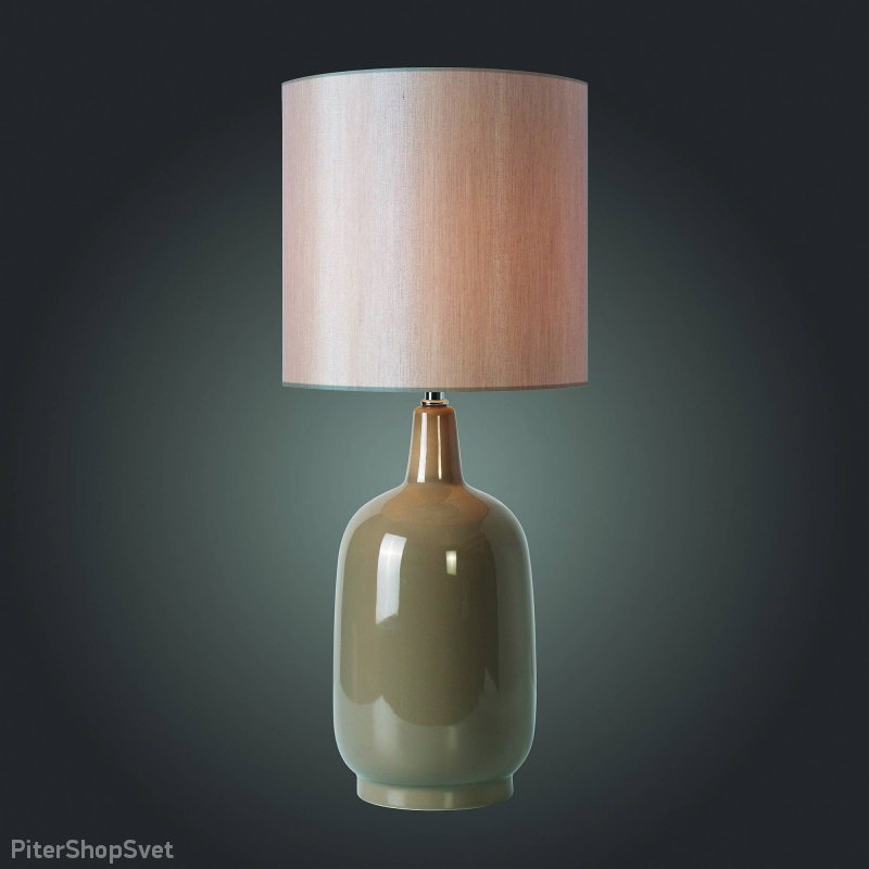 Керамическая настольная лампа с текстильным абажуром «Tabella» SL986.504.01