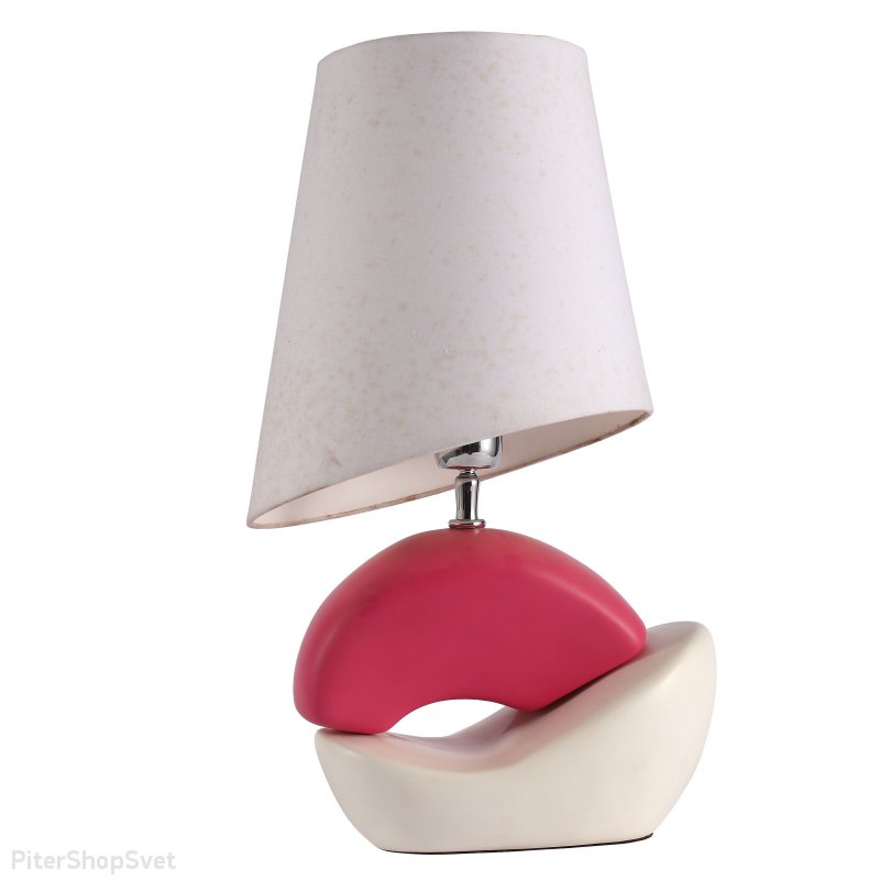 Бежево-розовая настольная лампа «Tabella» SL989.604.01