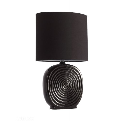 Настольная лампа из керамики черного цвета SL991.404.01 TABELLA St Luce