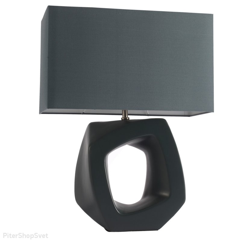 Керамическая настольная лампа чёрного цвета «Tabella» SL997.404.01