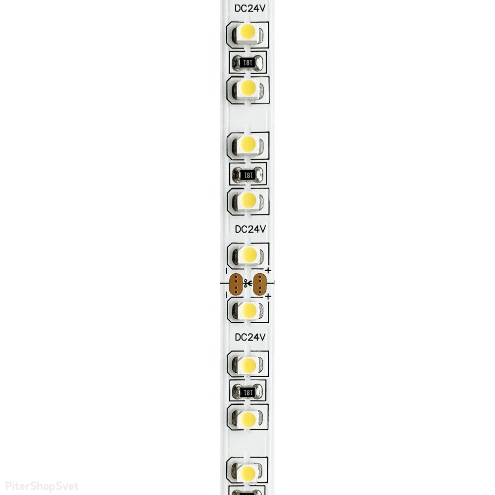 Светодиодная лента 9,6Вт/м 24В 4000К IP20 5м ST016.410.20