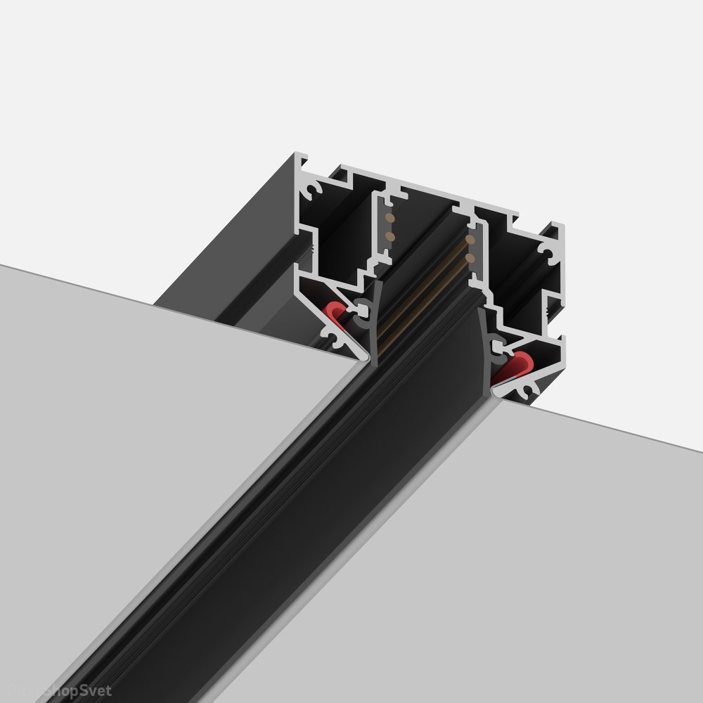 2м чёрный магнитный шинопровод под натяжной потолок «SKYLINE 48» ST039.429.00