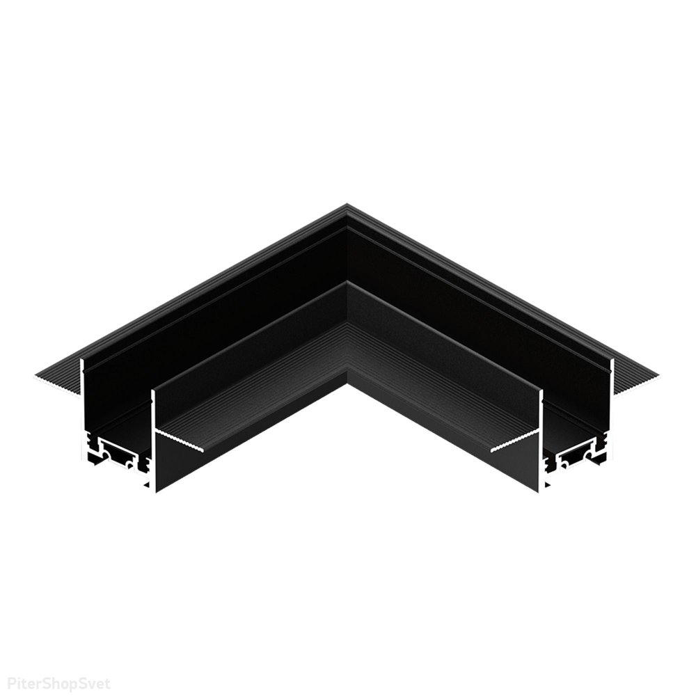 Угол-соединитель "потолок-потолок" для встраиваемого плоского магнитного шинопровода «SKYFLAT» ST069.409.10