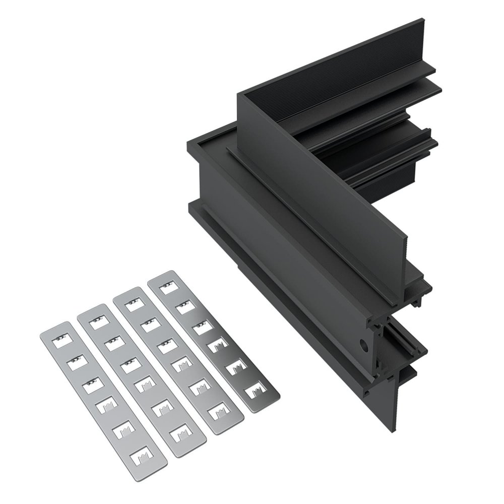 Внутренний угол соединитель низкопрофильного трека в ГКЛ 12,5мм «SKYLINE 48+» ST1007.449.12