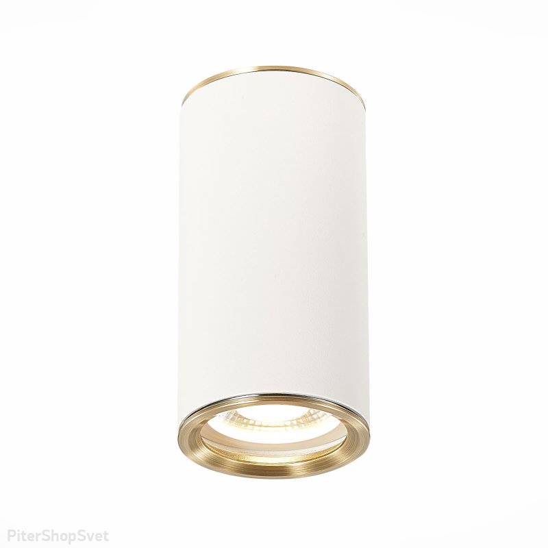 Накладной потолочный светильник цилиндр белый/бронзовый «CHOMUS» ST111.537.01