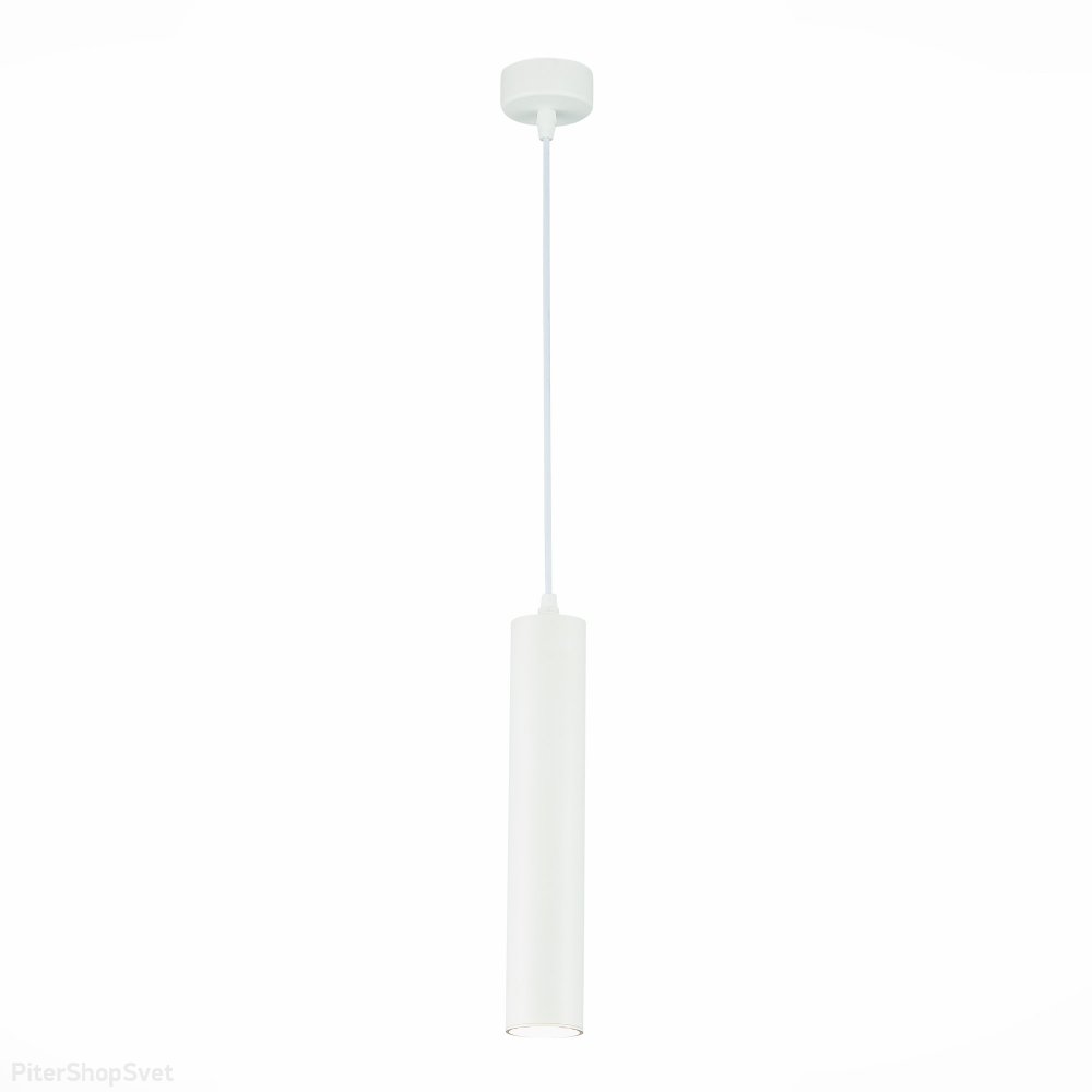 Белый подвесной светильник цилиндр ST151.503.01
