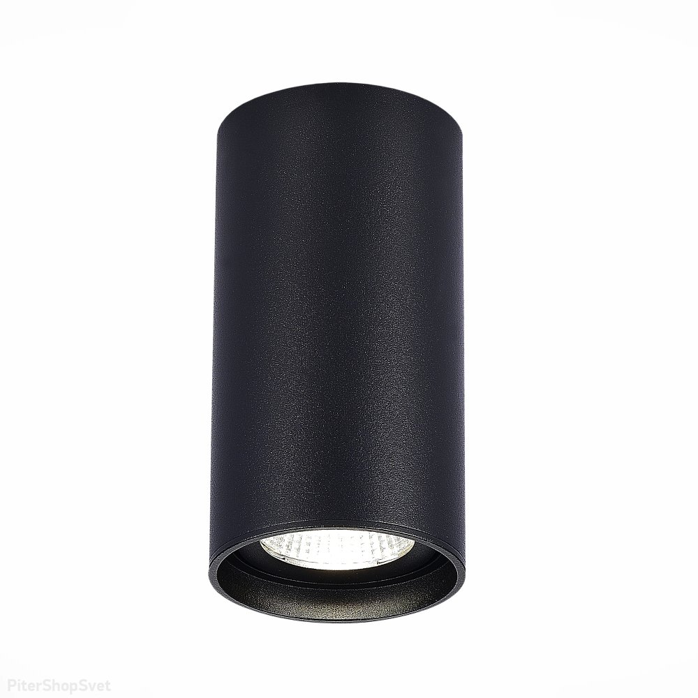 Накладной потолочный светильник цилиндр 15Вт 3000К 60° IP44 чёрный ST157.432.15
