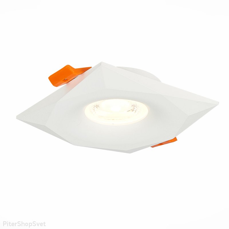 Белый встраиваемый светильник «Ovasis» ST203.508.01