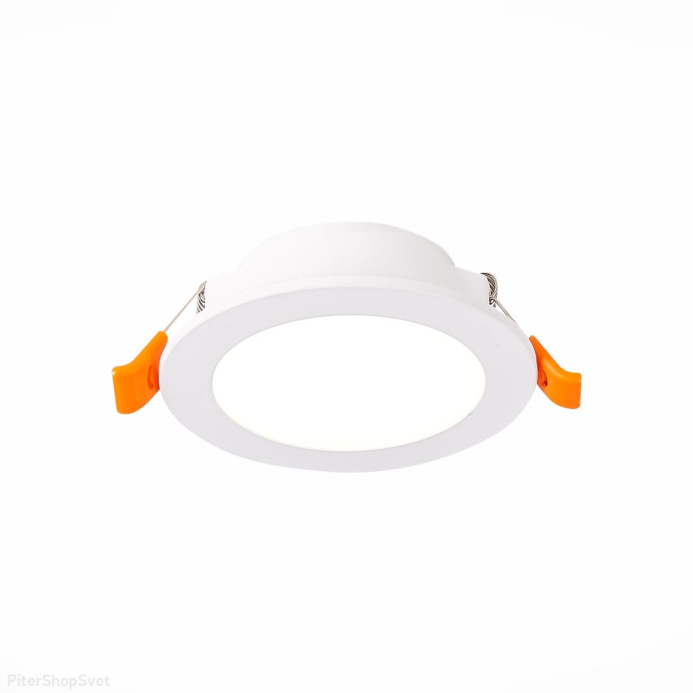 Белый встраиваемый светодиодный светильник 6Вт 3000К «Fasum» ST210.538.06