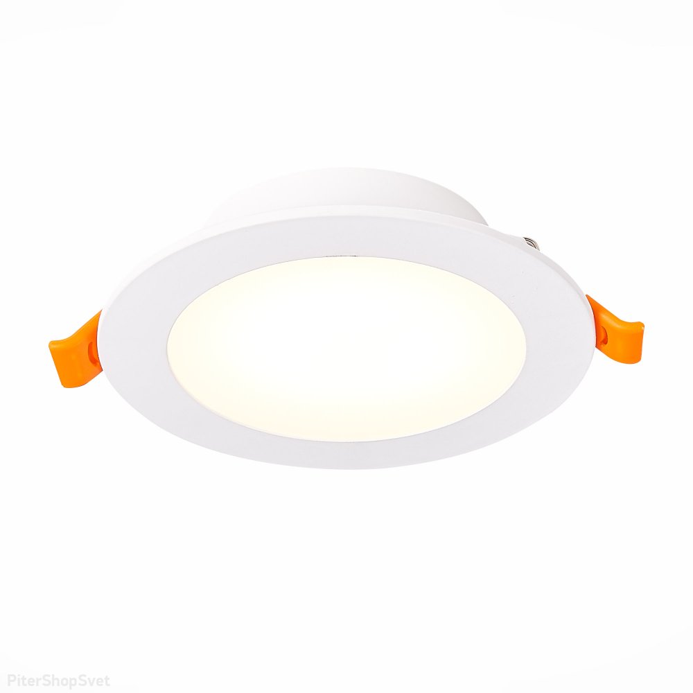 Белый встраиваемый светильник 10Вт 3000/4000/6000К «Reggila» ST212.508.10