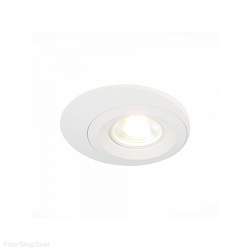 Белый встраиваемый светильник ST216.508.01