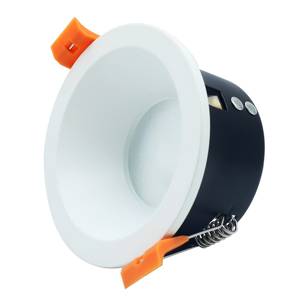 Белый круглый встраиваемый светильник с влагозащитой IP65 ST256.508.01