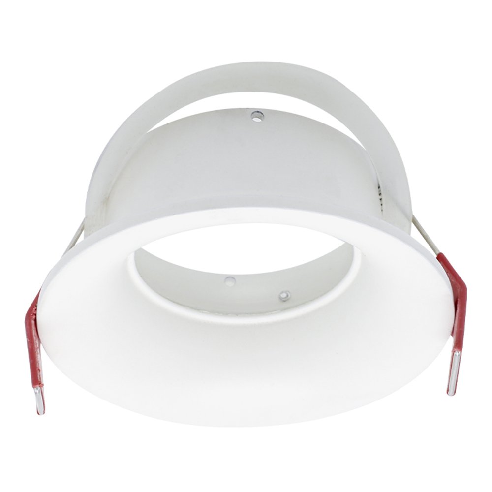 Белый круглый встраиваемый светильник с влагозащитой IP65 ST257.508.01